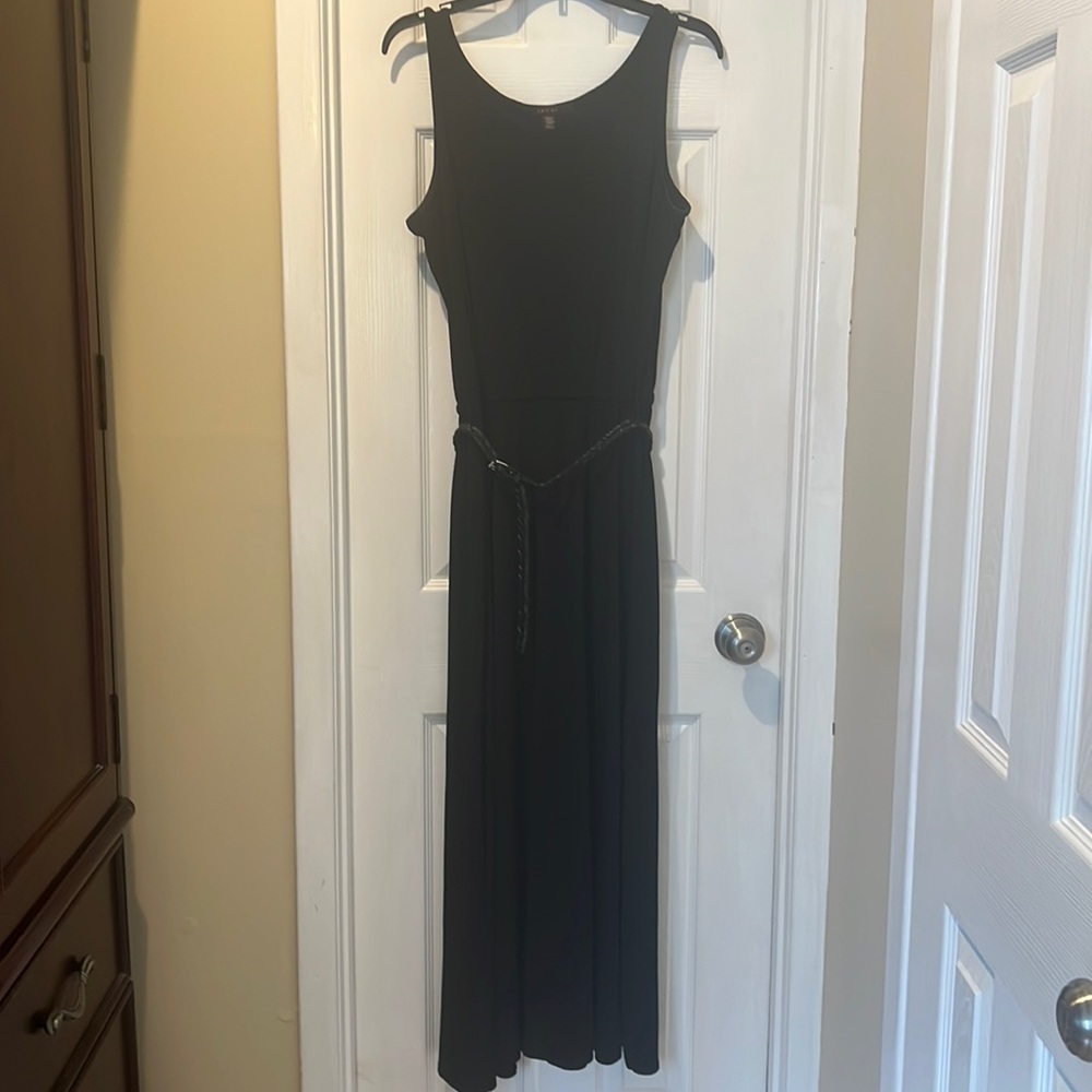 Black maxi dress